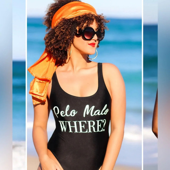 Other - Women One piece swimsuit Blcak size XL “pelo malo Where”